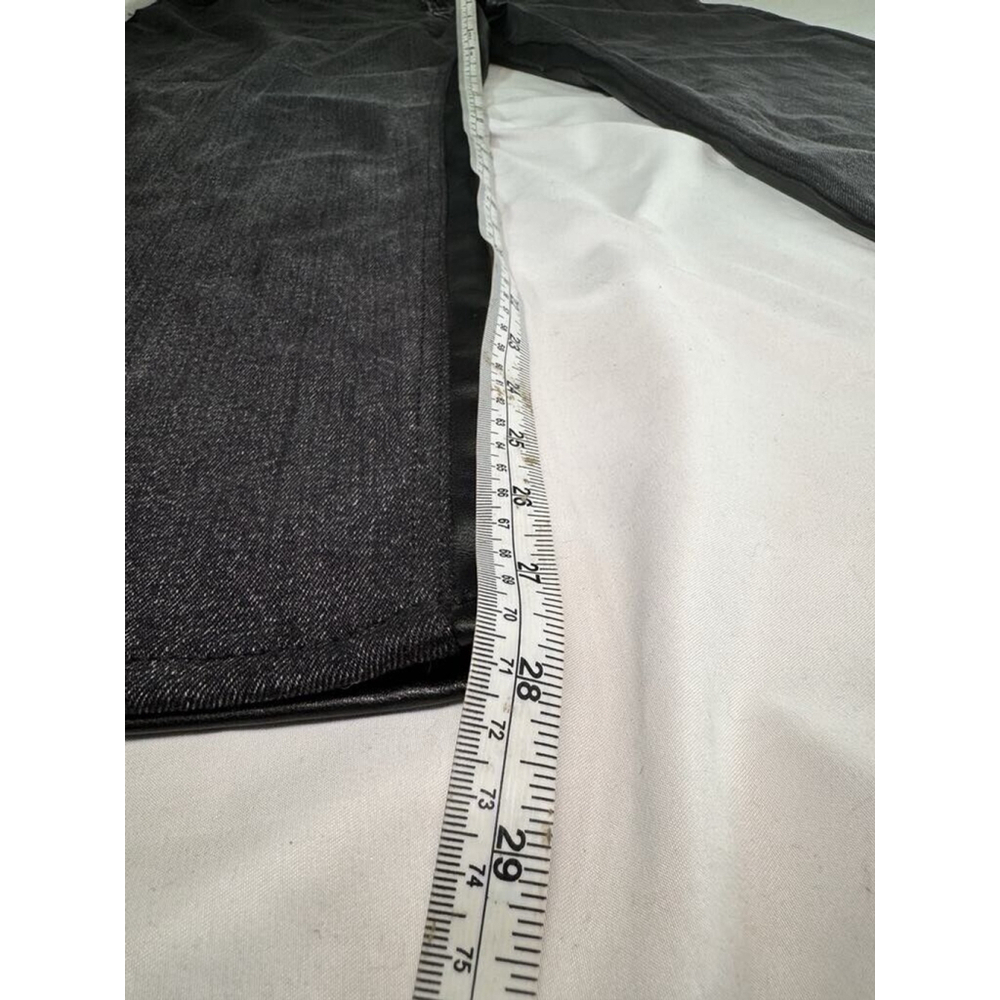 Abercrombie & Fitch The Ankle Straight Ultra High Rise Curve Love 37/24L Black - Picture 8 of 12